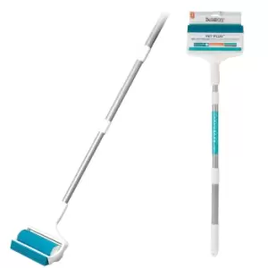 Image of Beldray Pet Plus+ TPR Gel Lint Roller with Telescopic Handle - Turquoise