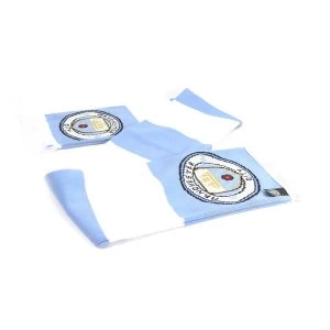 Image of Man City Bar Scarf New Crest