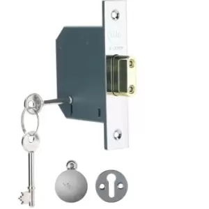 Image of M552 5 Lever Deadlock 3'' - Polished Chrome - Chrome - Yale