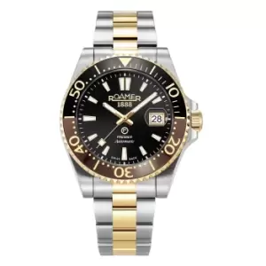 Image of Roamer 986983 47 85 20 Mens Premier Black Dial Automatic Wristwatch
