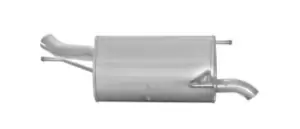 Image of IZAWIT Rear silencer OPEL,VAUXHALL 21.902 5852121,5852121