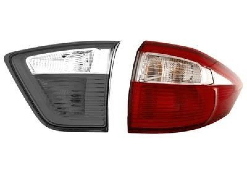 Image of VAN WEZEL 1966932 Rear light Outer section, without bulb holder, Right Combination Rearlight (391)