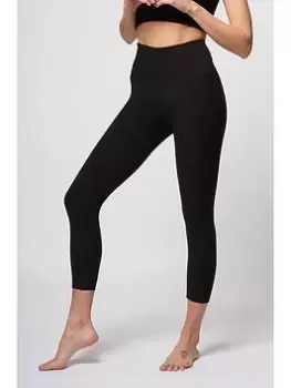 Image of TLC Sport Performance Tummy Control Extra Strong Compression Cropped Legging - Black, Size XL, Women