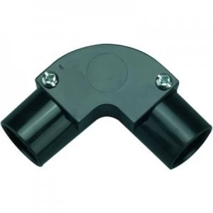 Wickes Trunking Inspection Elbow - Black 20mm