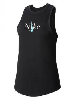 Image of Nike Yoga Dry Tank Top - Black, Size S, Women