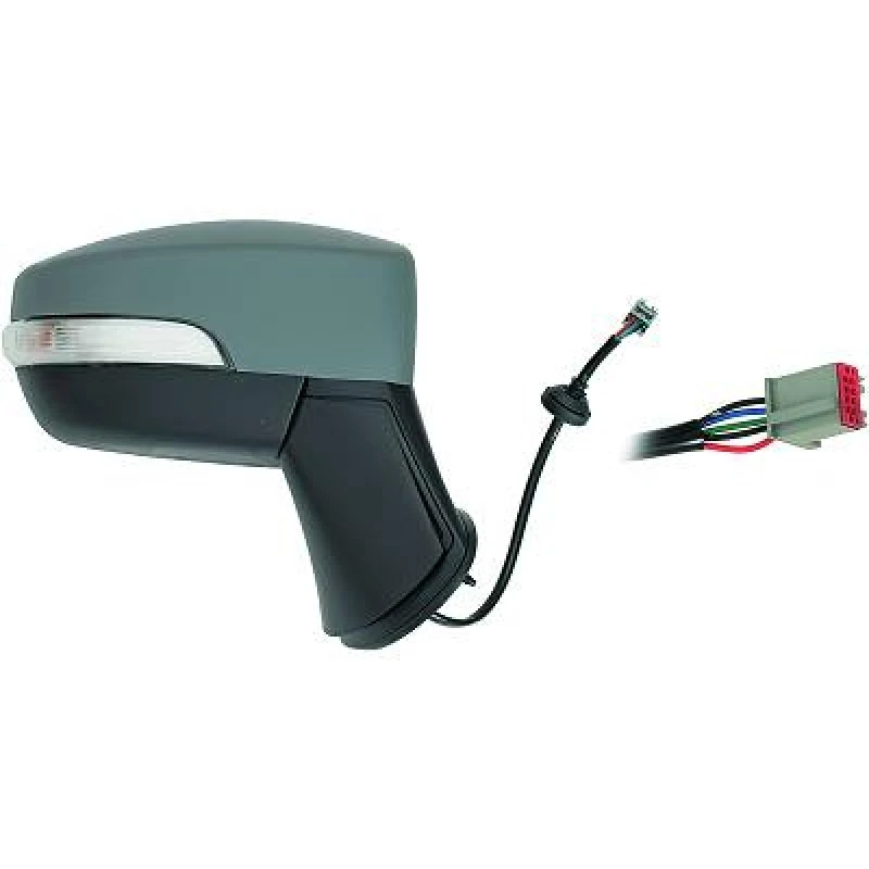 Image of DIEDERICHS 1480124 Wing mirror Right, Complete Mirror, primed Outside Mirror (50)