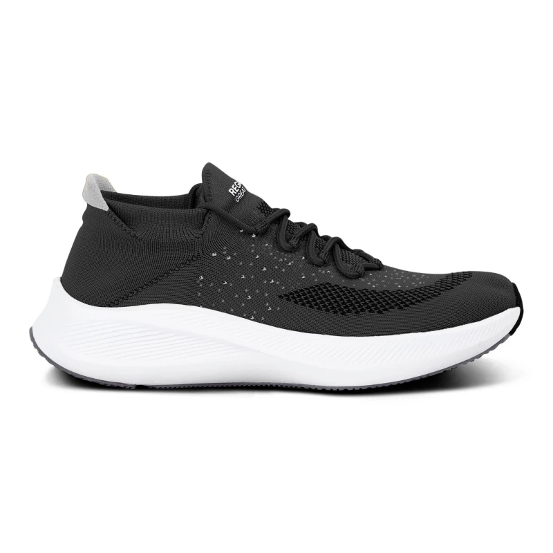 Image of Regatta Mens Orton Classic Low-Top Trainers Black/Grey male UK 8