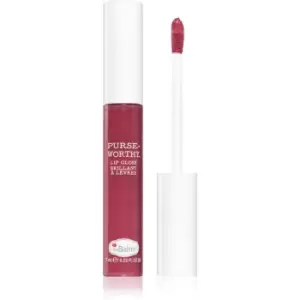 Image of theBalm Purseworthy hydrating lip gloss with shea butter shade Wristlet 7 ml