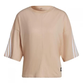 Image of adidas Sportswear Future Icons 3-Stripes T-Shirt W - Halo Blush