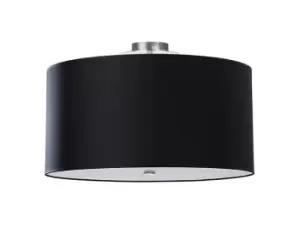 Image of Otto Cylindrical Flush Light Black 50cm E27