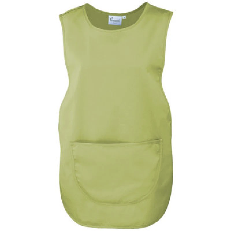 Image of Premier Premier Plain Pocket Tabard in Lime Size: Small Lime S Unisex 5063470771875