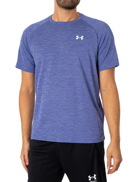Image of Under Armour Tech Textured T-Shirt Starlight/White S