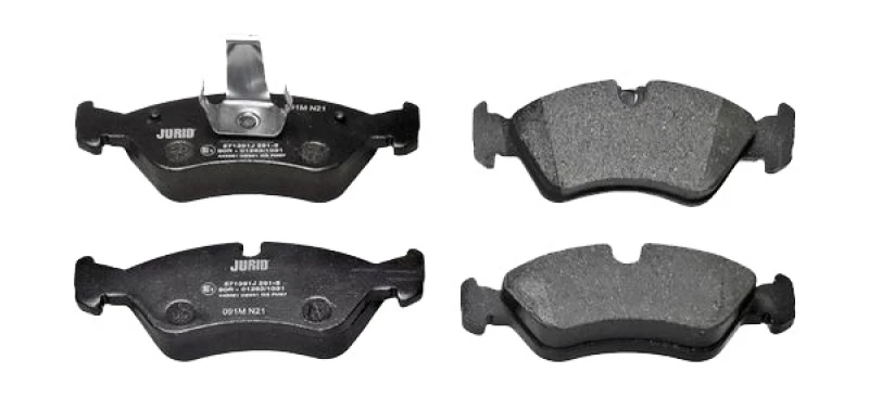 Image of JURID 571391J Brake pad set prepared for wear warning indicator, without accessories, with piston clip Brake Pad Set,disc brake (402)