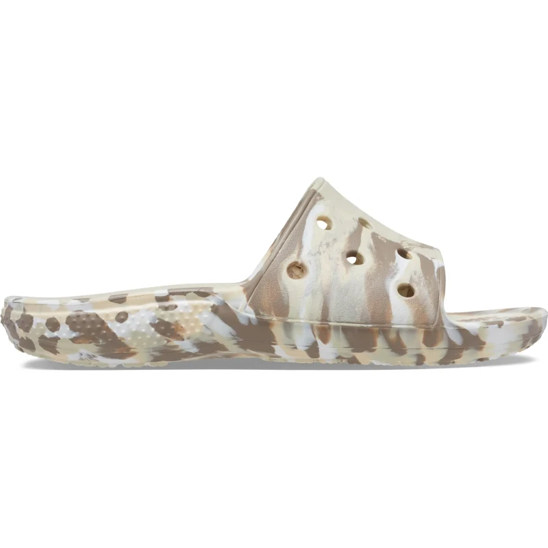 Image of Crocs Slides Crocs Classic Marbled Beige Unisex 39/40