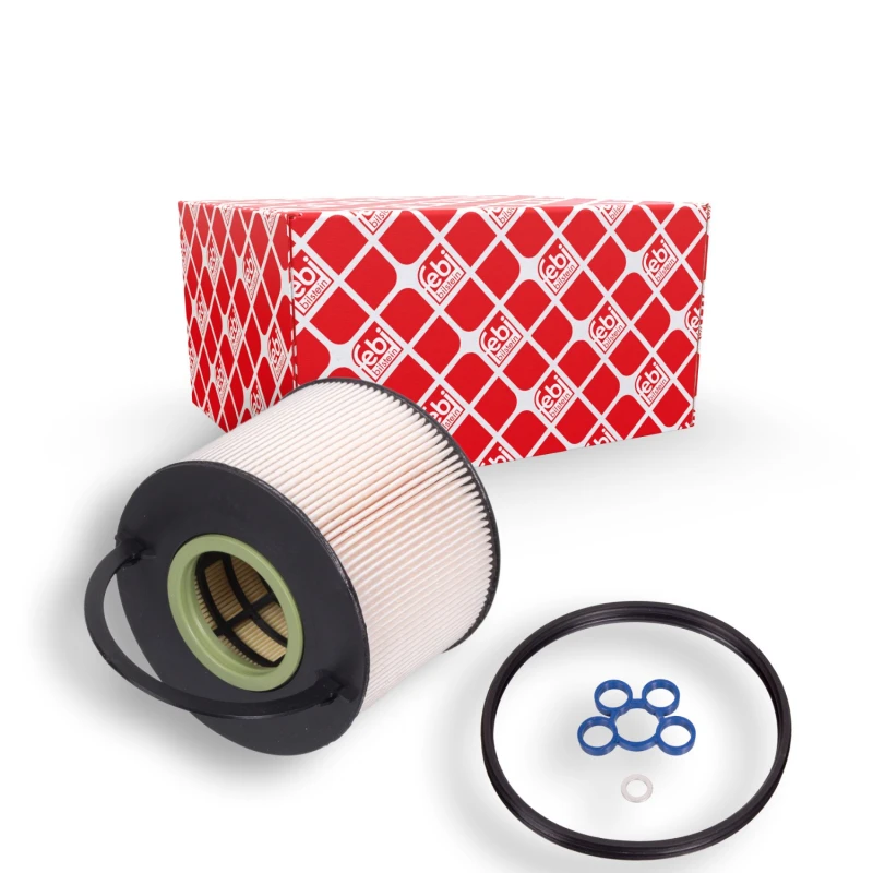 Image of FEBI BILSTEIN 48552 Fuel Filter Filter Insert, with gaskets/seals Fuel filter (9)
