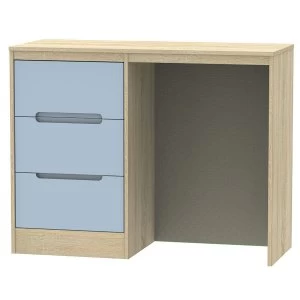 Image of Robert Dyas Barquero Ready Assembled Dressing Table - Pine/Denim