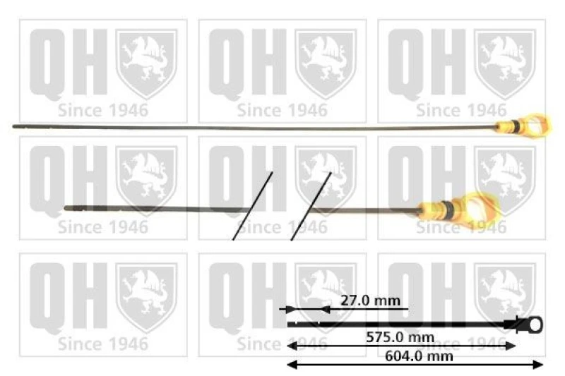 Image of QUINTON HAZELL Oil Dipstick QUINTON HAZELL QOD129