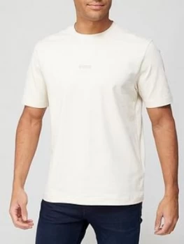 Image of Hugo Boss T-Fast Centre Logo T-Shirt White Size 2XL Men