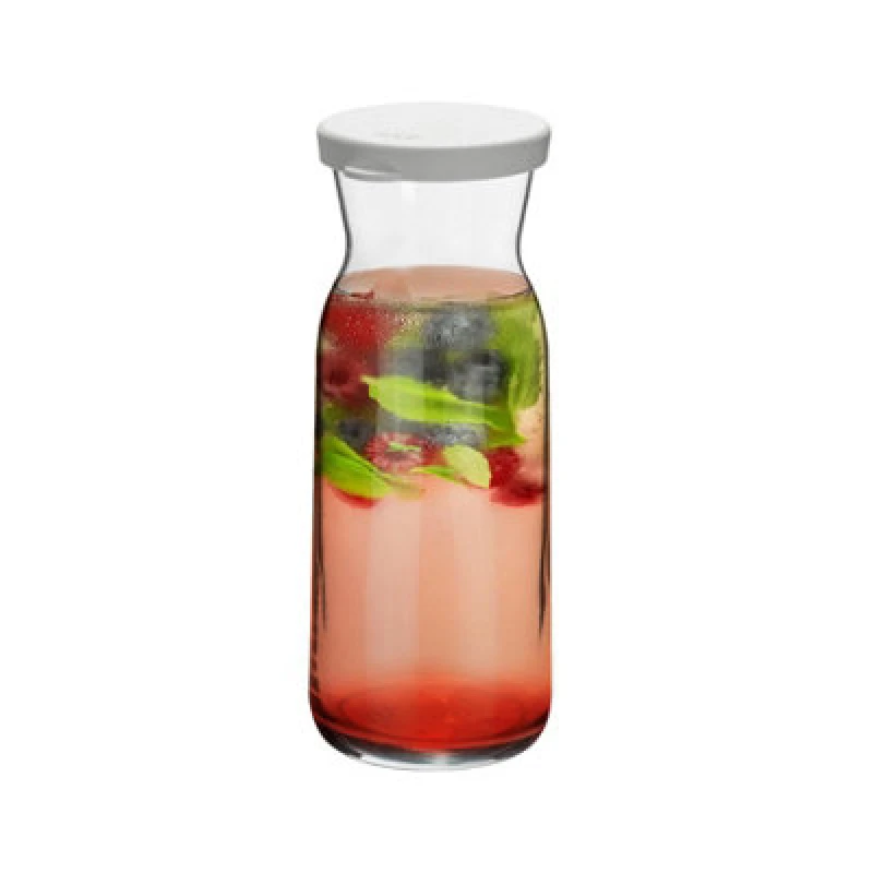 Image of Argon Tableware Brocca Glass Carafe with Silicone Lid - 700ml Clear