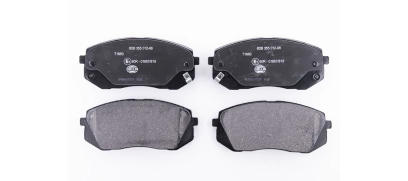 Image of HELLA Brake pad set HELLA 8DB 355 012-961