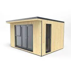 Image of Forest Garden Xtend+ 13x11 Pent Tongue & groove Cabin - Assembly service included