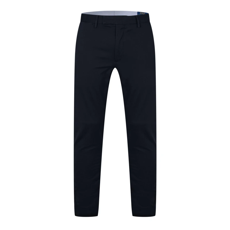 Image of Polo Ralph Lauren Flat Chino Trousers - Blue Blue 38 L