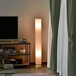 Image of HOMCOM Floor Lamp Cream 150 x 150 x 1,200 mm