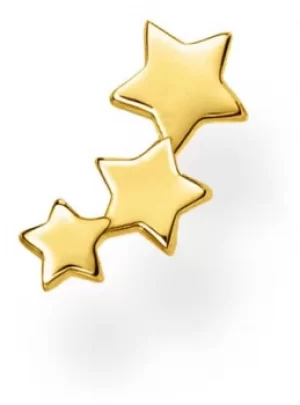 Thomas Sabo 18k Yellow Gold Single Stars Stud Earring H2142- Jewellery