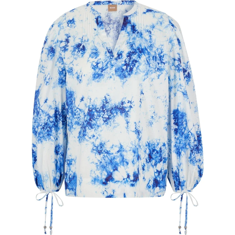 Image of Boss Womens C Baloon Long Sleeve Blouse Open Misc female 4 (XXS)