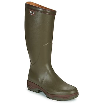 image of Aigle PARCOURS 2 mens Wellington Boots in Kaki,6.5,7.5,8,9,9.5,10.5,11.5