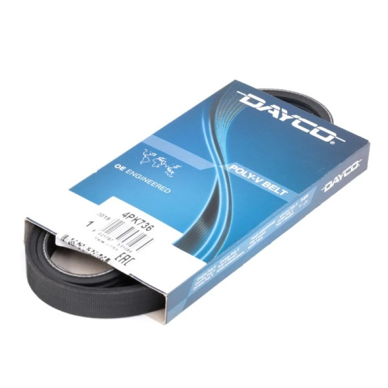 Image of DAYCO 4PK736 V-ribbed belt V-Ribbed Belts (305)