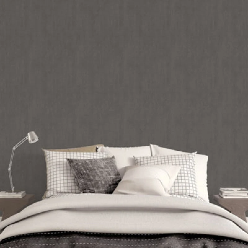Image of Galerie Ambiance Black Dark Green Tip Texture Embossed Wallpaper