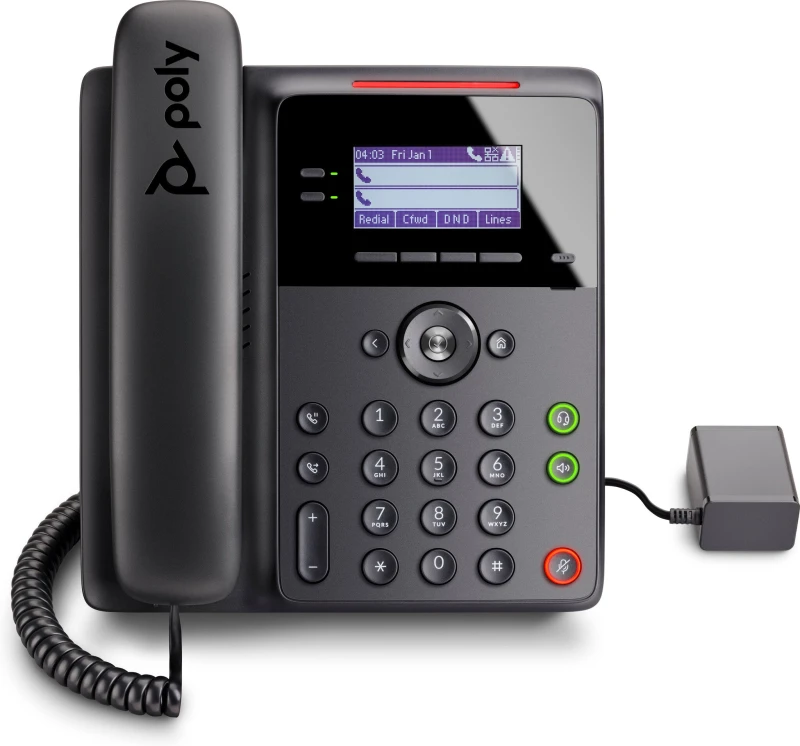 Image of Poly Poly Edge B10 IP Phone with Power Supply PRC 84C19AA