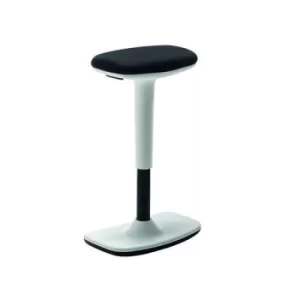 Image of Jemini Lean Posture Stool White/Black KF90998