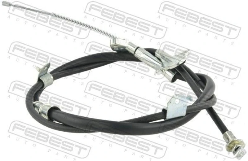 Image of FEBEST 0199-BCACV40RH Brake Cable Right Rear, 1979mm Cable,parking brake (124)