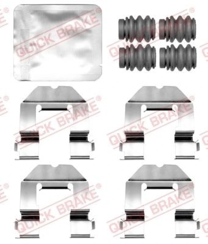 Image of QUICK BRAKE Brake pad fitting kit QUICK BRAKE 109-0162