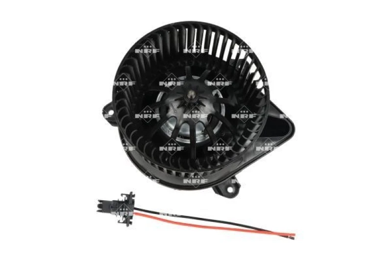 Image of NRF 34073 Blower Motor EASY FIT without integrated regulator, with adapter Interior Blower (2669)