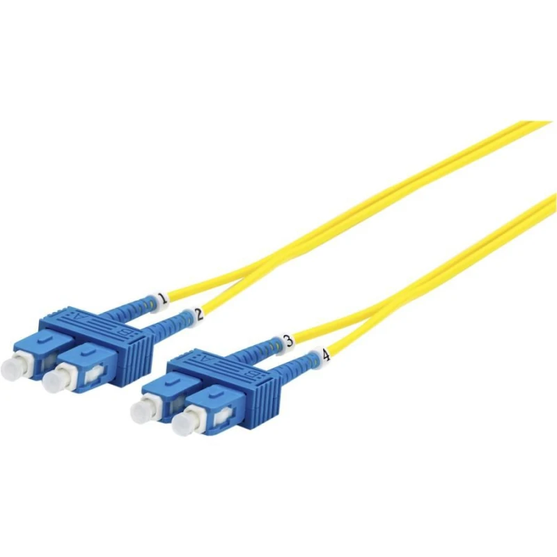 Image of Microconnect FIB221001 InfiniBand/fibre optic cable 1m SC Yellow