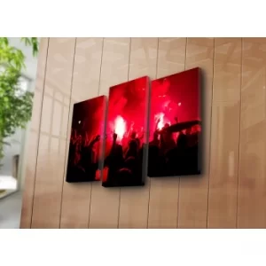 Image of 3PATK-53 Multicolor Decorative Canvas Painting (3 Pieces)