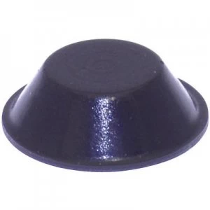 Image of Foot self adhesive circular Black x H 19mm x 6mm TOOLCRAF