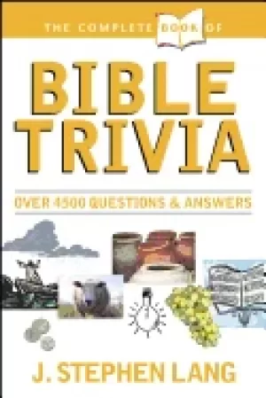 Image of complete book of bible trivia over 4 300 questions and answers about the b