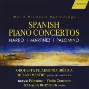 Image of Narro/Martinez/Palomino Spanish Piano Concertos by Manuel Narro CD Album