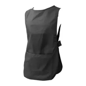 Image of Dennys Womens/Ladies Workwear Tabard (S) (Black)