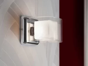Image of Cube Wall Lamp Chrome Glass, G9
