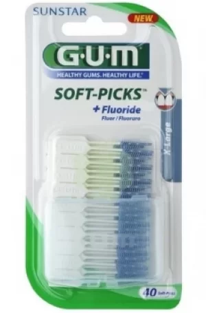 image of Gum Soft-picks Sponge Rubber Extra Large Size 40 Spouts