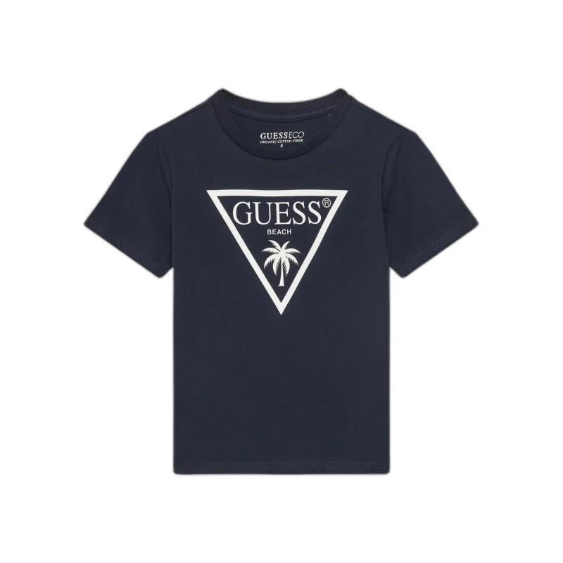 Image of Guess Kid's T-Shirt Guess Mini Me Bleu Male 16 ans