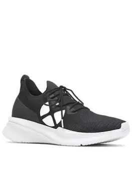 Image of Hush Puppies Hush Puppie Spark Lace Up Trainer, Black, Size 11, Men
