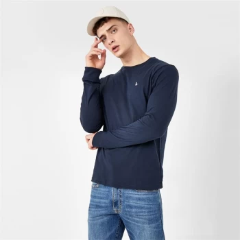 Jack Wills Sandleford Long Sleeve T-Shirt - Navy