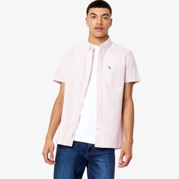 Jack Wills Stableton Stripe Oxford Shirt - Pink