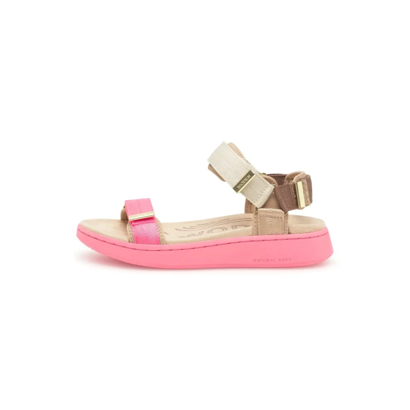 Image of Woden Womens sandals Woden Line Tricolor Rose Female 39